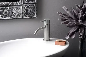 MINIMAL stojanková umývadlová batéria bez výpuste, nerez MI002