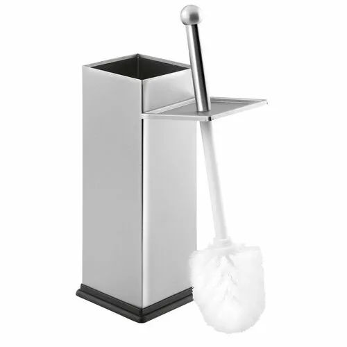 AQUALINE GA1210 Simple line WC štetka hranatá,brúsená nehrdzavejúca oceľ