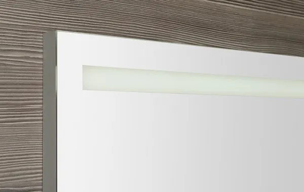 SAPHO - BRETO zrkadlo  s LED osvetlením a policou 800x608 BT080