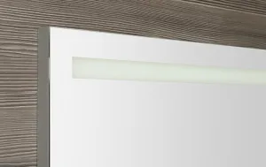 SAPHO - BRETO zrkadlo  s LED osvetlením a policou 800x608 BT080