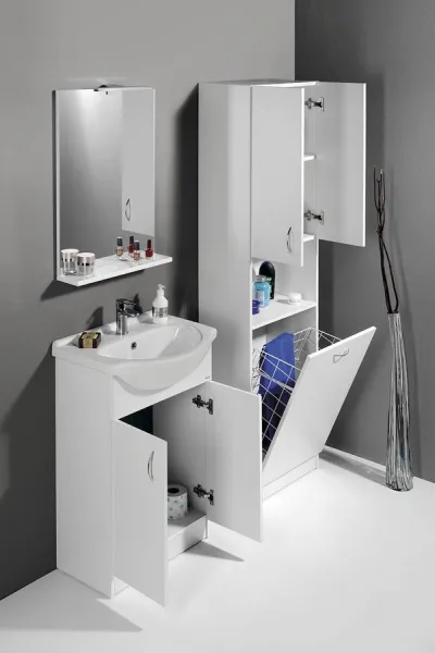 SIMPLEX ECO vysoká skrinka s košom 50x180x30cm SIME510
