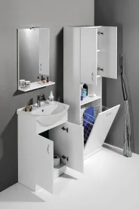 SIMPLEX ECO vysoká skrinka s košom 50x180x30cm SIME510