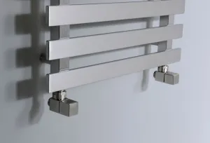 SAPHO - CUBE pripojovacia sada ventilov ručná rohová, nerez mat CP4510S