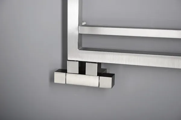 SAPHO - CUBE TWIN pripojovacia sada pre stredové pripojenie, nerez mat CP582S