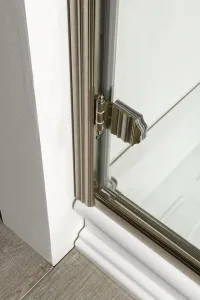 GELCO - ANTIQUE sprchové dvere 800, číre sklo, lavé, bronz GQ1280LC