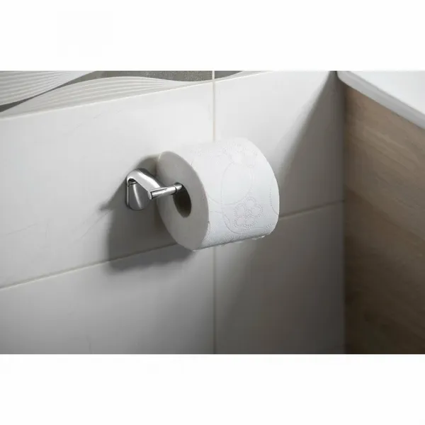 ZERO držiak toaletného papiera bez krytu, chróm ZE017
