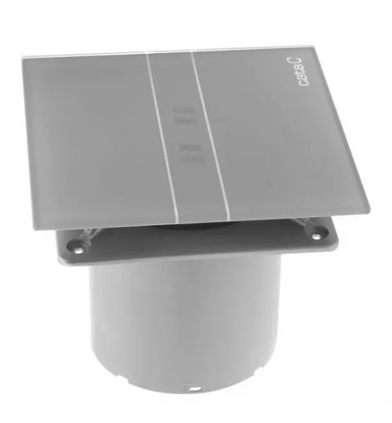 CATA - E-100 GBTH kúpeľňový ventilátor axiálny s automatom,4W/8W,potrubie 100, čierna 00900602
