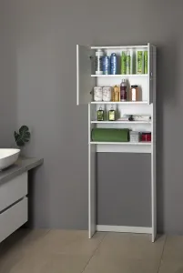 SIMPLEX ECO skrinka za práčku 63x25x190cm, biela SIME715