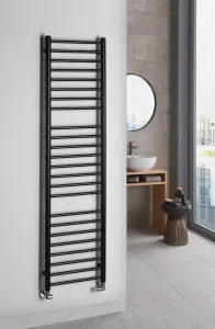 SAPHO - DINA vykurovacie teleso 400x1560 čierny mat IR374B