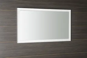 SAPHO - FLUT LED podsvietené zrkadlo 1200x700, biela FT120