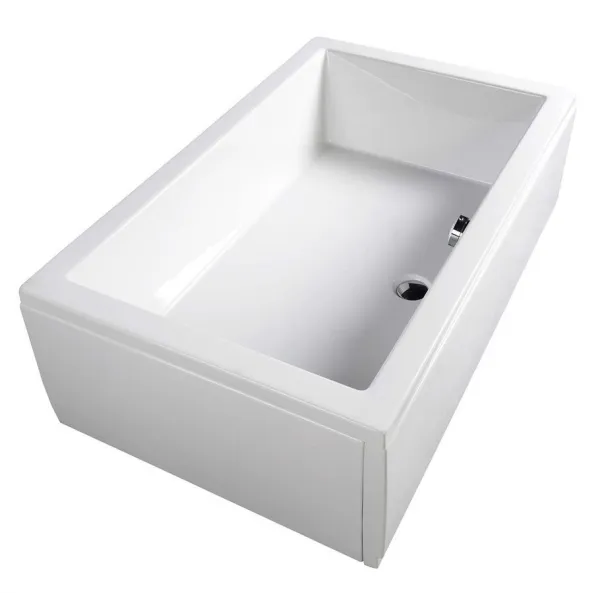 POLYSAN - DEEP hlboká sprchová vanička, obdĺžnik 150x75x26cm, biela 72384