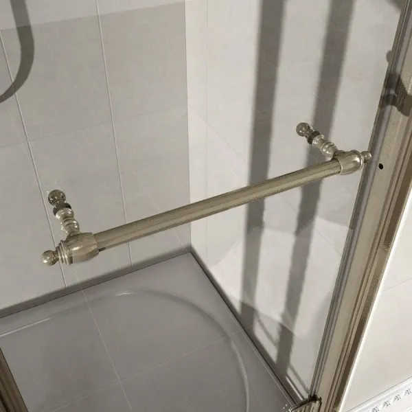 GELCO - ANTIQUE sprchové dvere 800, číre sklo, pravé, bronz GQ1380RC