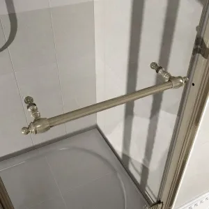 GELCO - ANTIQUE sprchové dvere 800, číre sklo, pravé, bronz GQ1380RC