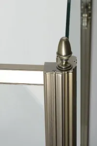 GELCO - ANTIQUE sprchové dvere 800, číre sklo, pravé, bronz GQ1380RC