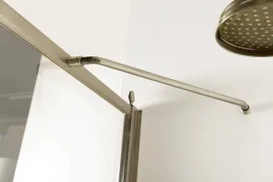 GELCO - ANTIQUE sprchové dvere 800, číre sklo, pravé, bronz GQ1380RC