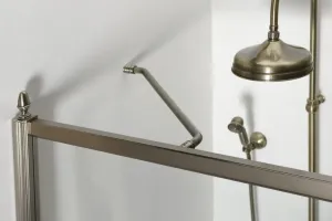 GELCO - ANTIQUE sprchové dvere 800, číre sklo, pravé, bronz GQ1380RC