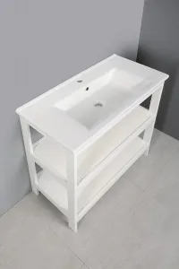 ETIDE policová umývadlová skrinka 81,5x85x44 cm, biela mat ET830