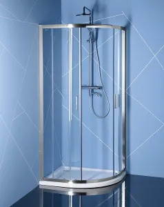 EASY LINE štvrťkruhová sprchová zástena 1000x800mm, číre sklo EL2915