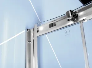 EASY LINE štvrťkruhová sprchová zástena 1000x800mm, číre sklo EL2915