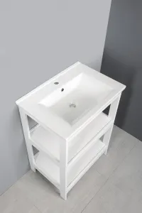 ETIDE policová umývadlová skrinka 61,5x85x44 cm, biela mat ET610