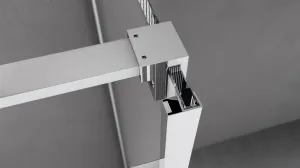 ROLLS LINE boční stěna 800mm, čiré sklo, výška 2000mm, čiré sklo RL3215