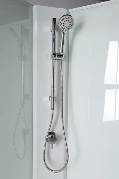 AQUALINE - AIGO vanička 900x900 príslušenstvo, sifón, držiak sprchy a sprcha, komponent 1/4 YB93-1