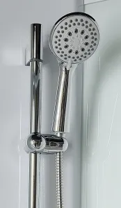 AQUALINE - AIGO vanička 900x900 príslušenstvo, sifón, držiak sprchy a sprcha, komponent 1/4 YB93-1