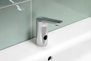 SAPHO - Senzorová stojanová batéria 24V DC, chróm PS781