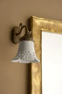 SAPHO - MARSALA svietidlo E14, 40W, 230V, keramické tienitko, bronz MC077