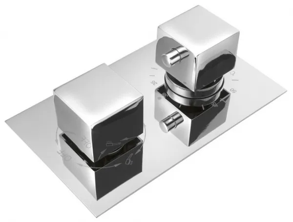SAPHO - LATUS podomietková sprchová termostatická batéria, box, 3 výstupy, chróm 1102-63