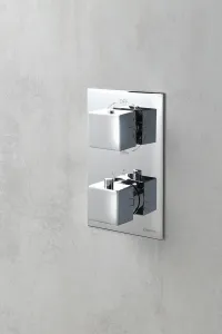 SAPHO - LATUS podomietková sprchová termostatická batéria, box, 3 výstupy, chróm 1102-63