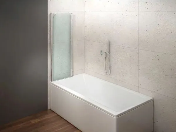 AQUALINE - WILA vaňová zástena 900x1400 skladacie, chrom, číre sklo AQ5742