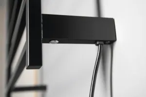 SAPHO - ELZOR elektrický sušiak uterákov 500x470 60 W, čierna mat EB510