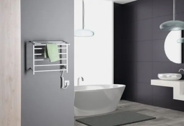 SAPHO - ELZOR elektrický sušiak uterákov 500x470 60 W, biela mat EB500