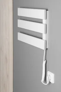 AQUALINE - ELVIS elektrický sušiak uterákov 457x342x55 50 W, biela EB480