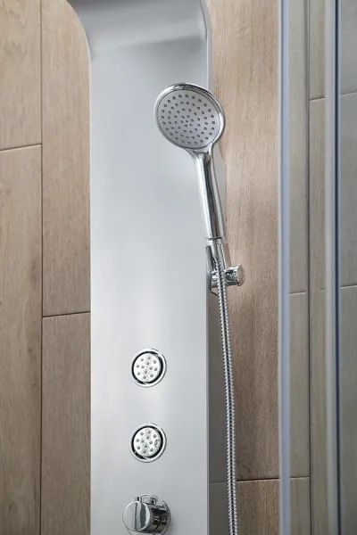 TUSA sprchový panel, výška 1400mm, hliník SL680