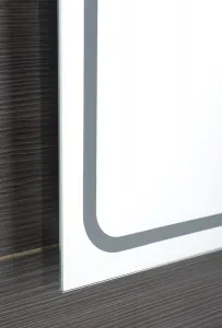 SAPHO - Zrkadlo GEMINI s LED osvetlením 600x800 GM060