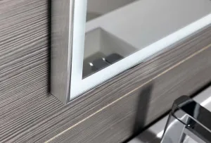 SAPHO - LUMINAR zrkadlo s LED osvetlením v ráme 600x800, chróm NL557