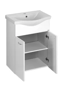 KERAMIA FRESH umývadlová skrinka 51,1x74x34cm, biela 50057