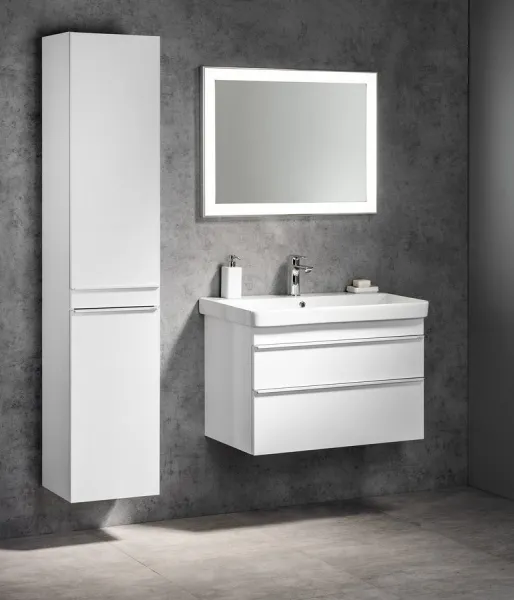 SAPHO - LUMINAR zrkadlo s LED osvetlením v ráme 600x800, chróm NL557