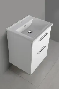 VEGA umývadlová skrinka 62x72,6x43,8 cm, 2xzásuvka, biela VG063