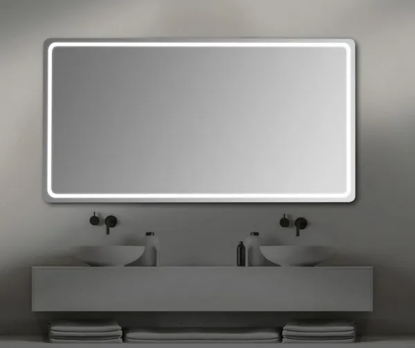 SAPHO - Zrkadlo NYX s LED osvetlením 1200x600 NY120