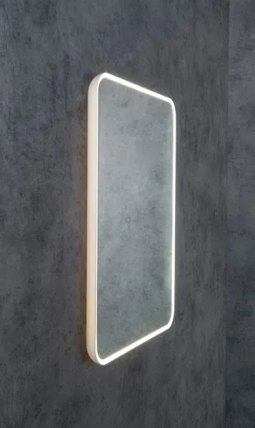 SAPHO - FLOAT LED podsvietené zrkadlo 500x700, biela 22571