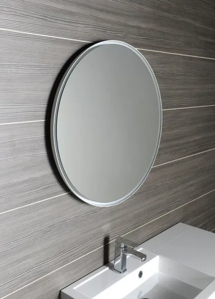 SAPHO - FLOAT LED podsvietené zrkadlo, ø 740, biela 22574