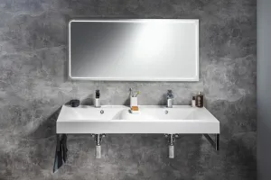 SAPHO - Zrkadlo GEMINI s osvetlením LED 1300x600 GM130