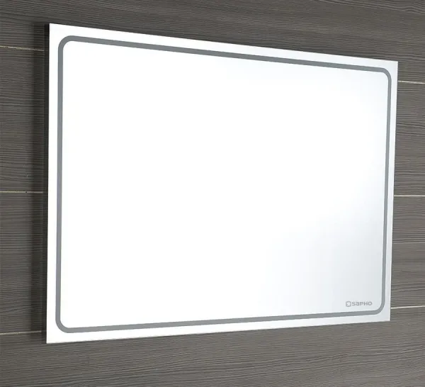 SAPHO - Zrkadlo GEMINI s LED osvetlením 1000x700 GM100