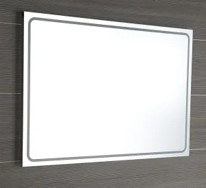 SAPHO - Zrkadlo GEMINI s LED osvetlením 900x500 GM090