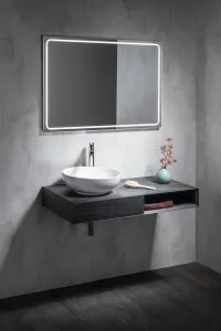 SAPHO - Zrkadlo GEMINI s LED osvetlením 900x500 GM090