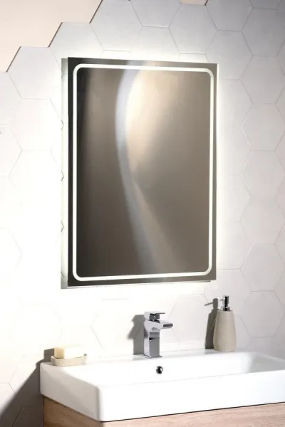 SAPHO - Zrkadlo GEMINI s LED osvetlením 600x800 GM060
