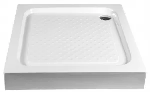 AQUALINE - Sprchová samonosná vanička akrylátová, štvorec 90x90x15cm BTTQ90
